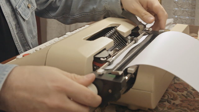 Typewriter angled view 1
