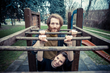 Obraz premium young modern stylish couple