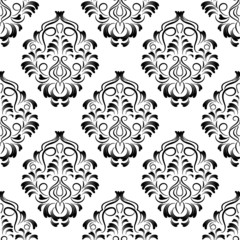 seamless wallpaper.damask pattern.floral background