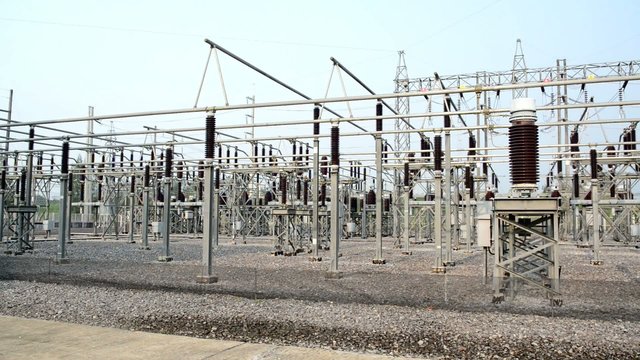 Power station for making electric energy