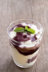 Blueberry yogurt