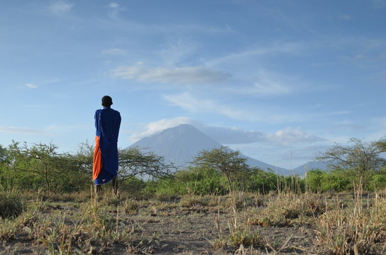 montagne sacrée pour les masaï