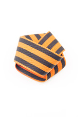 Ribbon of Saint George isolated on white