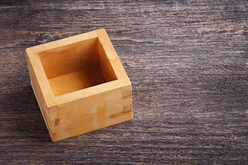 Old wooden box