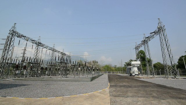 Power station for making electric energy