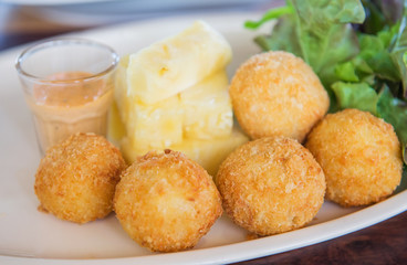 Deep Fried Cheese Balls