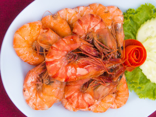 Salt Baked Shrimp