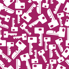 white keys seamless pattern