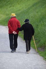 altes Paar in Zweisamkeit