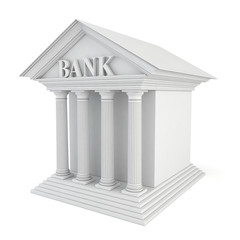 Obraz premium Bank model