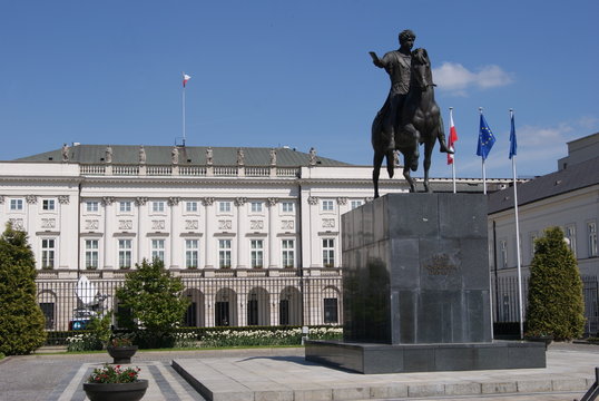 Fototapeta pałac prezydencki w warszawie