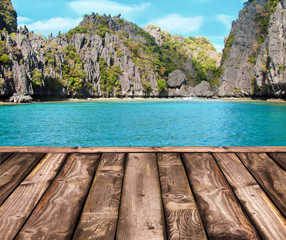 Lagoon in the Philippines