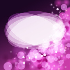 Lights on frame bokeh background