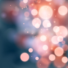 Abstract bokeh background. Vector illustration