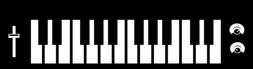 Teclado electrónico.