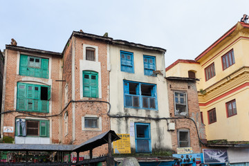 Obraz premium View at Katmandu city from hill