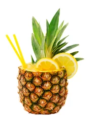 Rolgordijnen Pineapple drink © johny87