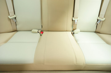 Fototapeta premium back seat of car