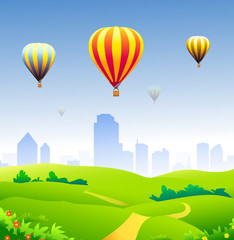 Air Balloons-vector