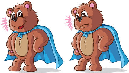 Super hero bear