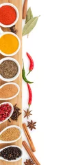 Keuken spatwand met foto Various spices selection © karandaev