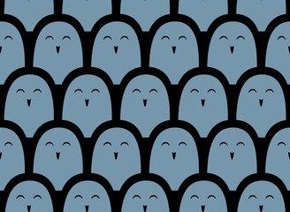 Colorful vector simple pattern . Crowd