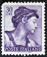 stamp printed in Italy from the 