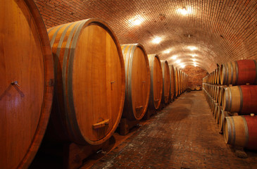 Wine barrels