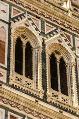 Fototapeta na wymiar Elements architecture of cathedral in Florence