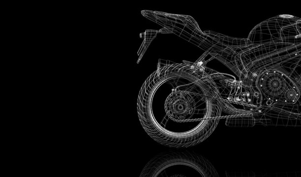 bike, motorcycle,  3D model