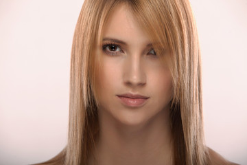 Fototapeta premium Portrait of the young woman