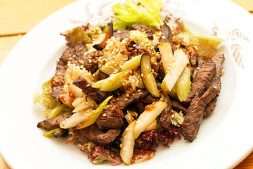 beef with vegetables