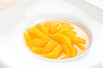 orange dessert