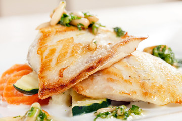 fish with vegetables