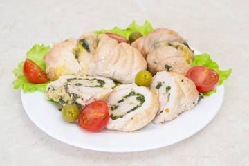 Tasty Stuffed Chicken Salad.
