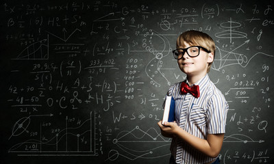 Smart schoolboy