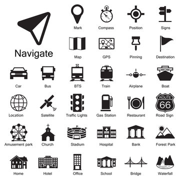 Navigation icons