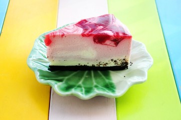 Homemade Rasberry Cheesecake