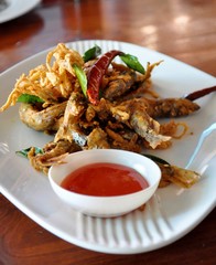 Thai style fried fish