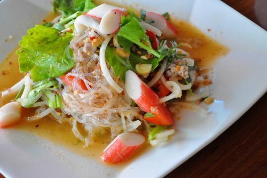 Thai food - Spicy mixed salad