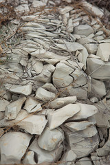 rocky cracked gray rock background