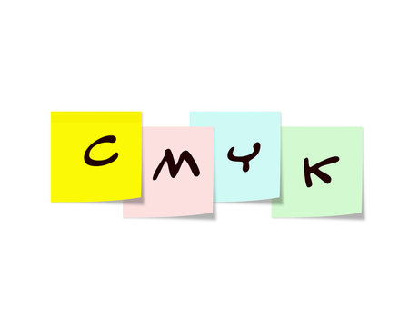 CMYK on Sticky Notes