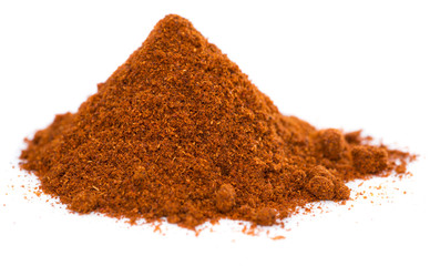 Paprika Powder (isolated on white)
