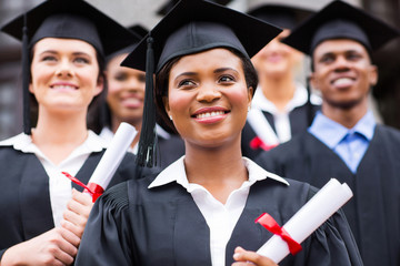 optimistic young university graduates