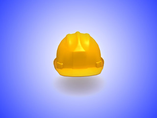 Fototapeta premium 3D Yellow Hard Hat