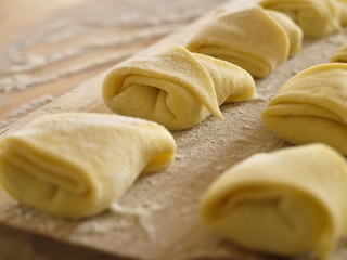 selbst gemachte Nudeln