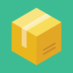Obraz premium Vector Box Icon