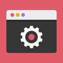 Vector Browser Settings Icon