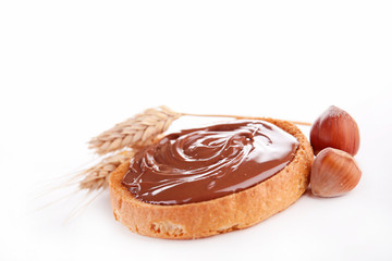 bread with chocolate