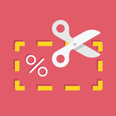 Vector Sale Coupon Icon